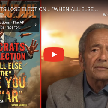 DEMOCRATS LOSE ELECTION… ‘WHEN ALL ELSE FAILS THEY TAKE YOU TO WAR ‘
